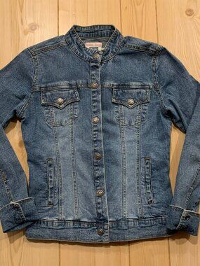 Vintage Y2K Nikkies Denim Division Grunge Punk Indie Hipster Jean Jacket Women S